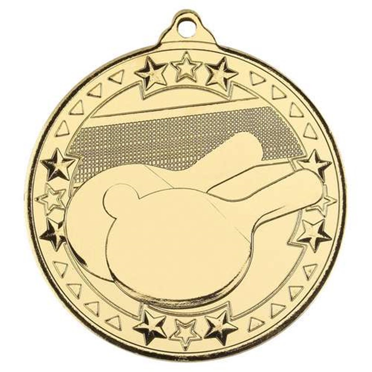 Table Tennis 50mm Medal in Gold, Silver & Bronze M96