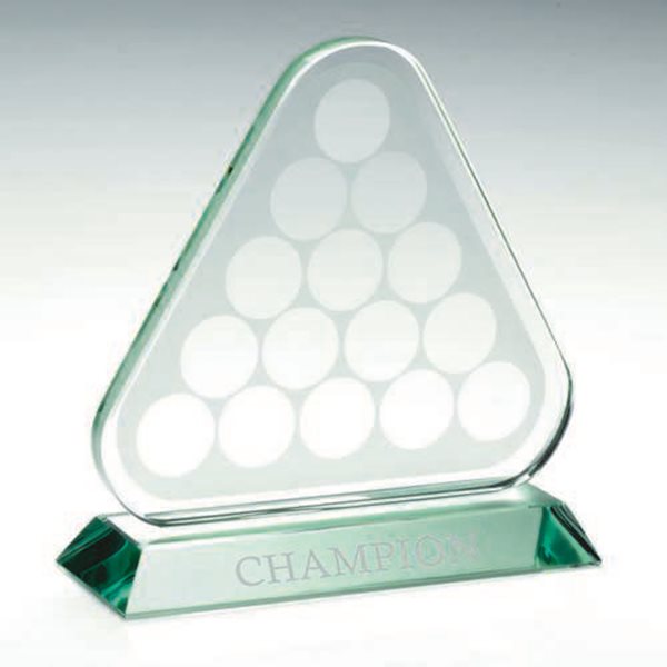 Pool/Snooker Glass Award KG147