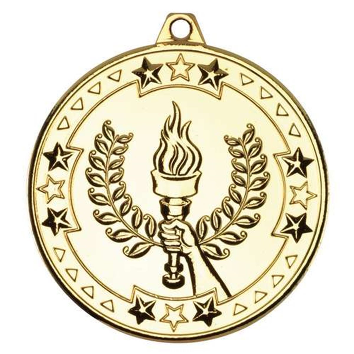 Victory Torch 50mm Medal in Gold, Silver & Bronze M73